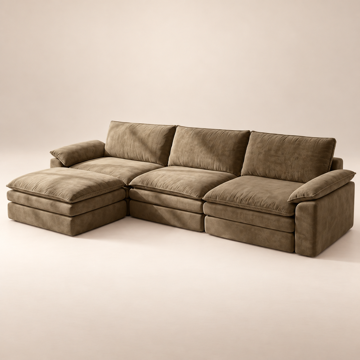VELA – canapé modulable taupe